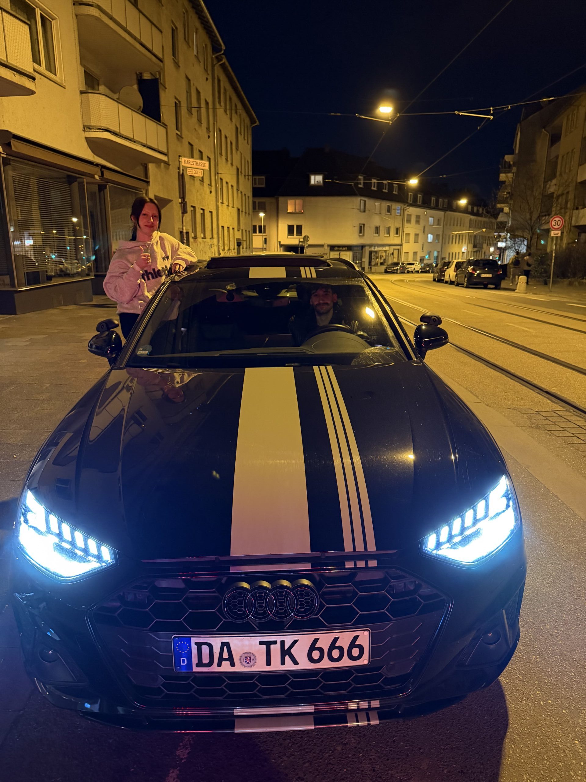 Employee of a logistics warehouse conducts an inventory of products